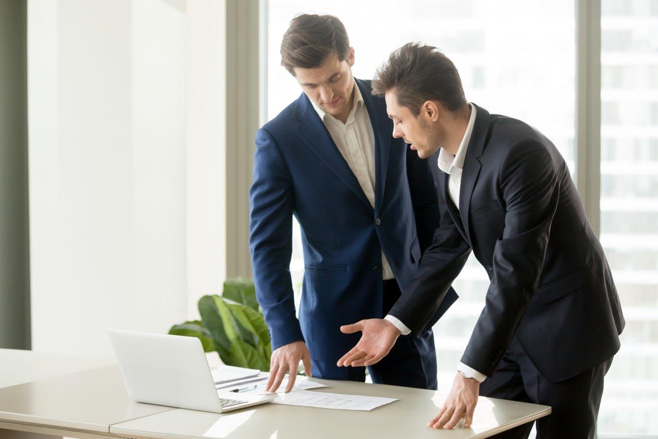 two men having a disagreement