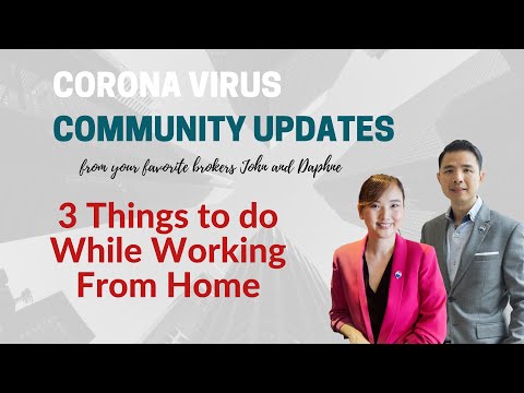3 Things to Do While Working From Home | Corona Virus Quarantine Philippines | Property Source PH