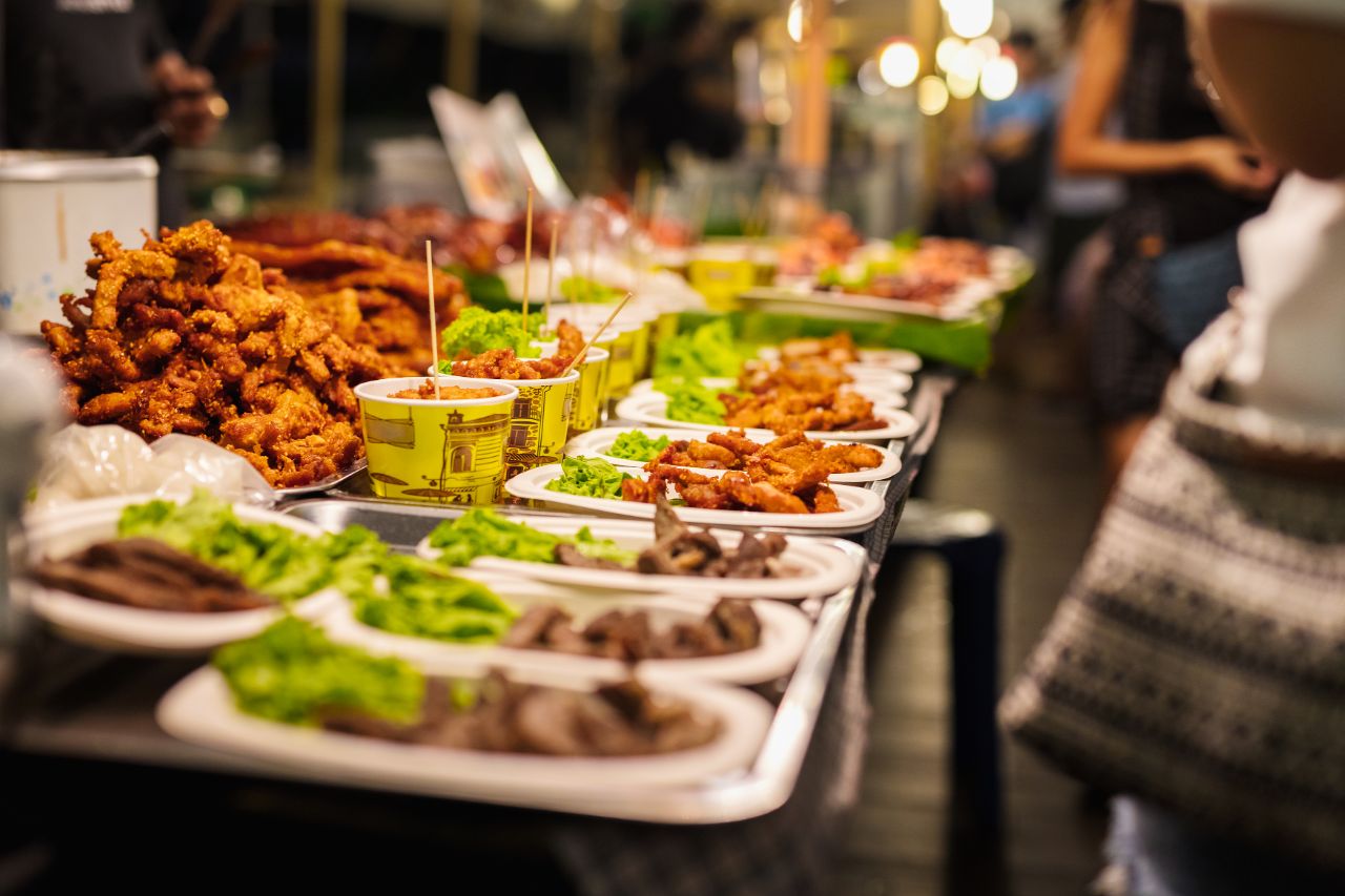 Night market food