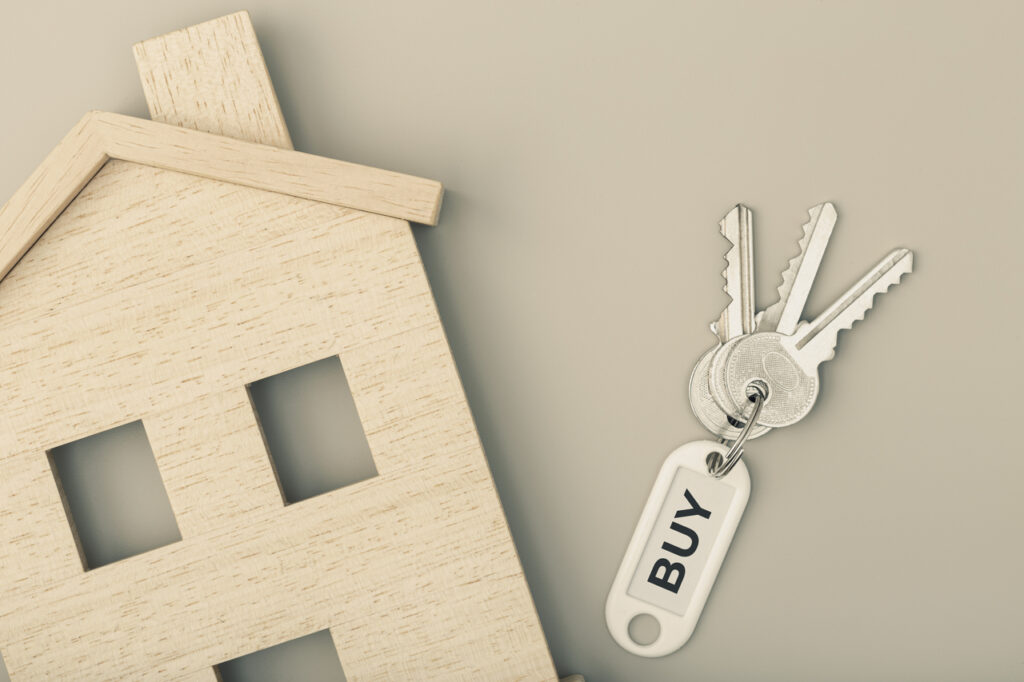 Keys to a newly bought house