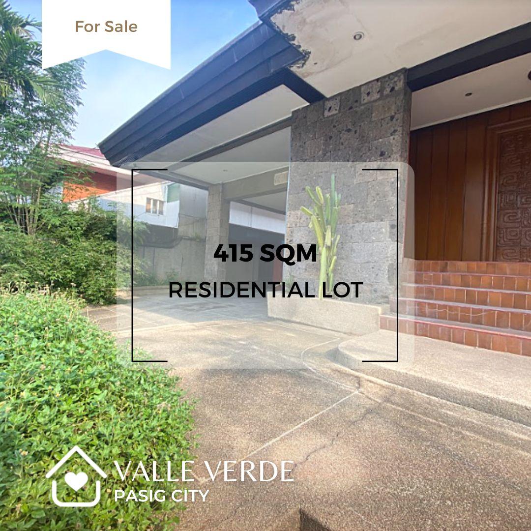 Valle Verde Residential Lot for Sale! Pasig City Property Source PH