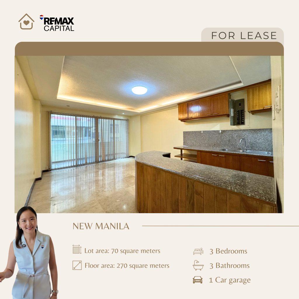 [LEASED] New Manila Townhouse for Lease! Quezon City - Property Source PH