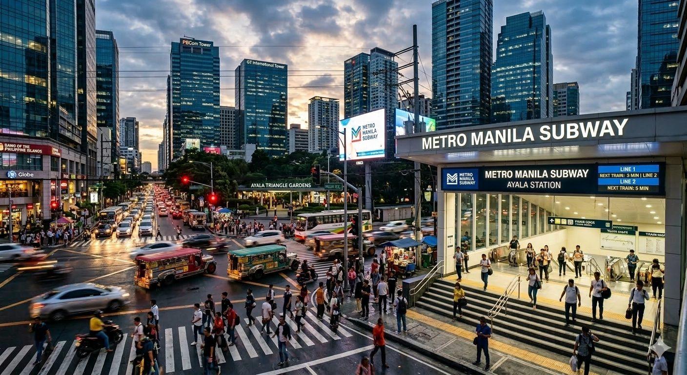 Makati’s Big Four: The Best Places to Live Near the CBD 3 1 Metro Manila Subway copy