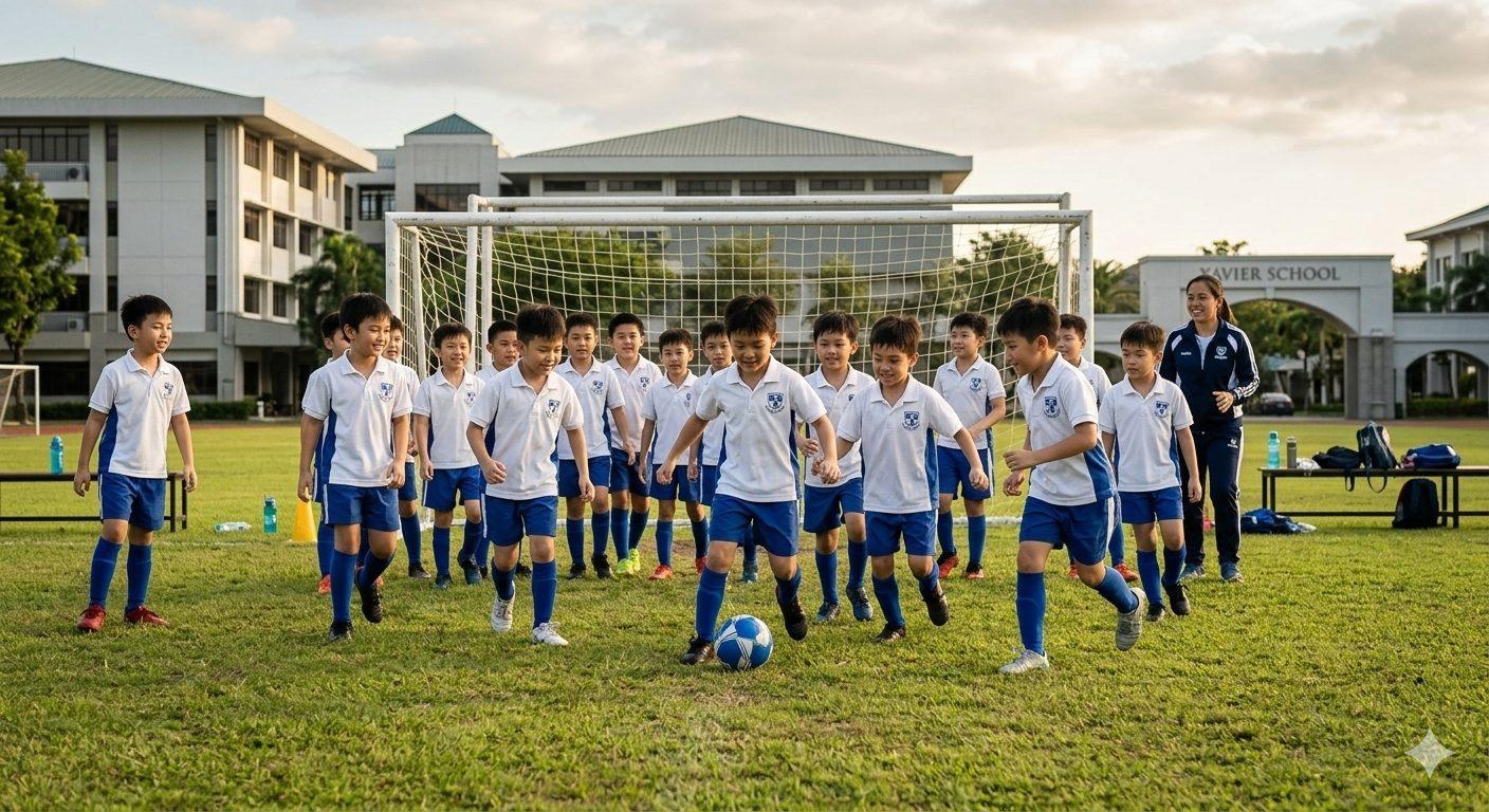 Neighborhood Tour QC Pasig Makati Village List 4 2 Xavier School football