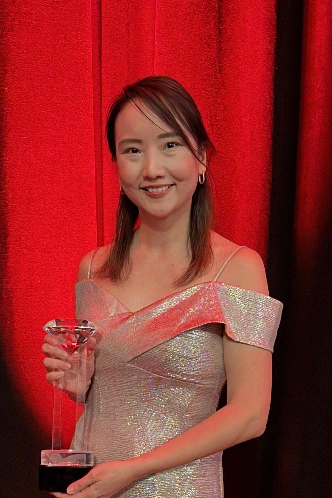 About 4 Daphne Yu receiving her Diamond Club Award Feb 2025 in Las Vegas edited 1