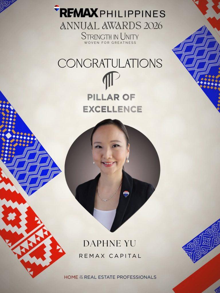About 17 Daphne Yu 2026 REMAX Pillar of Excellence Award